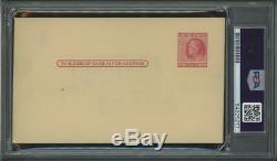 TY COBB signed Government Postcard PSA/DNA certified/slabbed AUTOGRAPH GPC