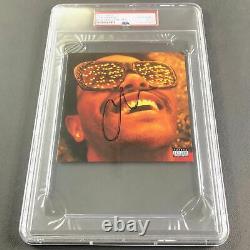 The Weeknd Signed CD Cover PSA/DNA Encapsulated Autographed Slabbed