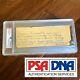 Thomas Edison Psa/dna Slab Sell Records Autograph Handwritten Note Signed