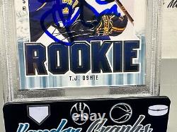 Tj Oshie Signed Autographed Upper Deck Mvp Rc Rookie Hockey Card Psa Dna Slabbed