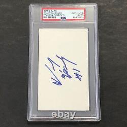 Tracy McGrady signed Index Card PSA/DNA slabbed Autographed Magic