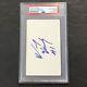 Tracy Mcgrady Signed Index Card Psa/dna Slabbed Autographed Magic