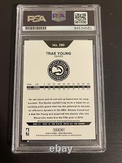 Trae Young Signed 2018-19 Panini Hoops Autograph RC Card PSA DNA Slab ATL Hawks