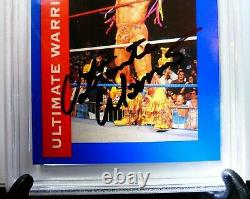 Ultimate Warrior PSA/DNA Slabbed 1991 Classic WWF #36 Signed Auto Card