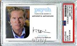 VAL KILMER Signed Autographed 2015 Cryptozic Psych Card PSA/DNA Slabbed