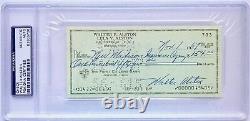 Walter Alston Dodgers Manager Authentic Slab Signed 1967 Check PSA/DNA Certified