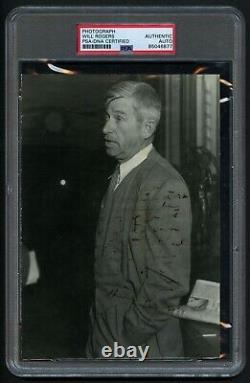 Will Rogers signed autograph auto 6x8 Photo Actor & Social Commentator PSA Slab