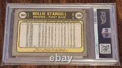 Willie Stargell 1981 Fleer Baseball Signed Psa Dna Slabbed Pittsburgh Pirates