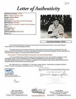 Yankees Mickey Mantle Best Wishes Authentic Signed 5x7 Photo PSA/DNA Slabbed